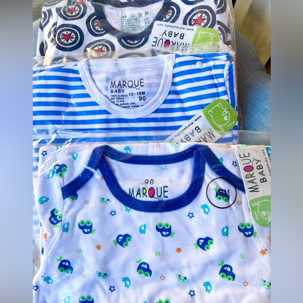 NWT 18 mths SET OF THREE sleeper gowns